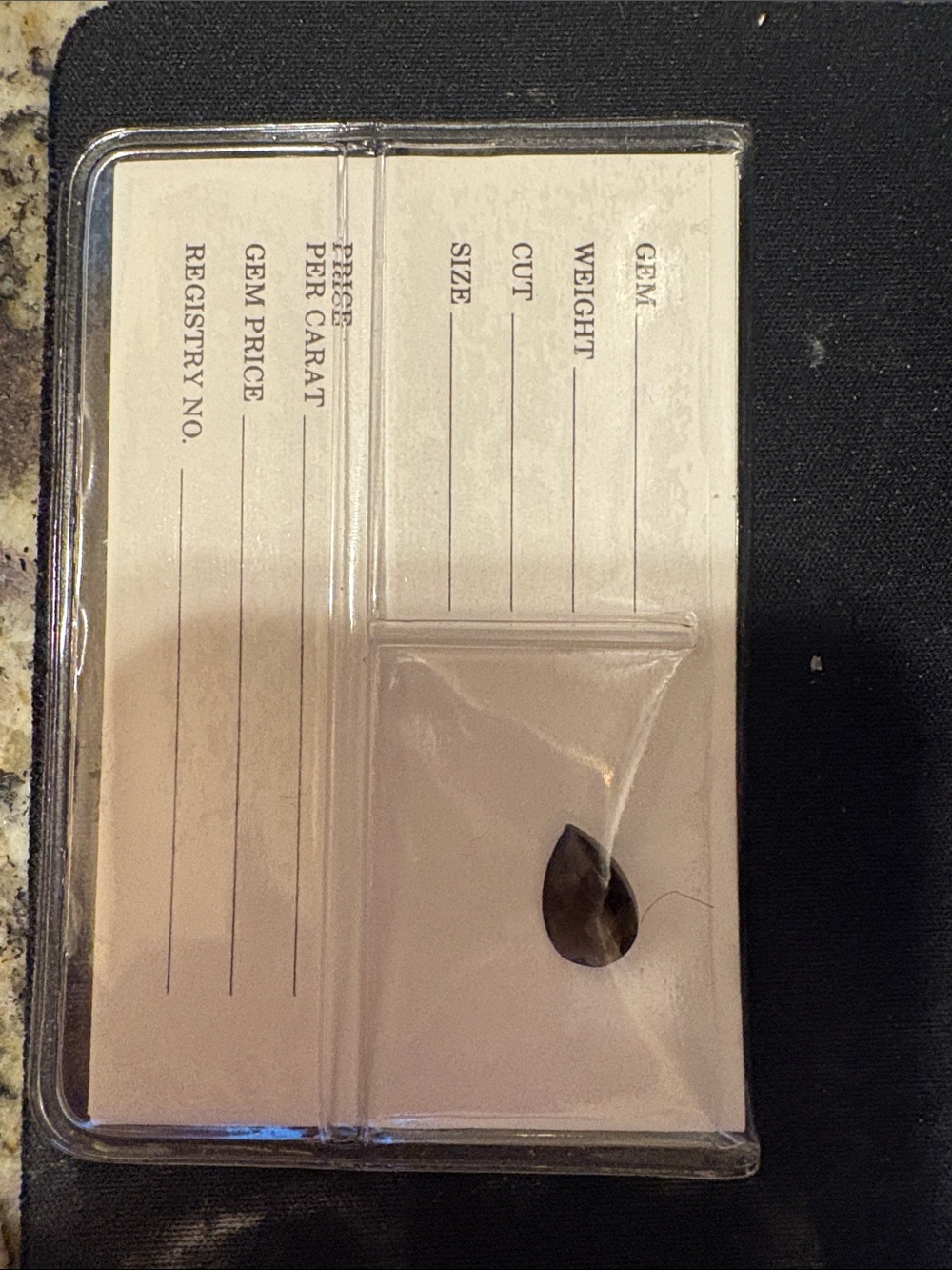 Levian Brown chocolate quartz Teardrop Gemstone Ring Accent